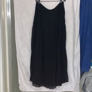 Urban Outfitters Sparkle & Fade Pleated Maxi Skirt